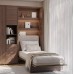 Sienas gulta 90 BED CONCEPT BC-03, ozols dunin